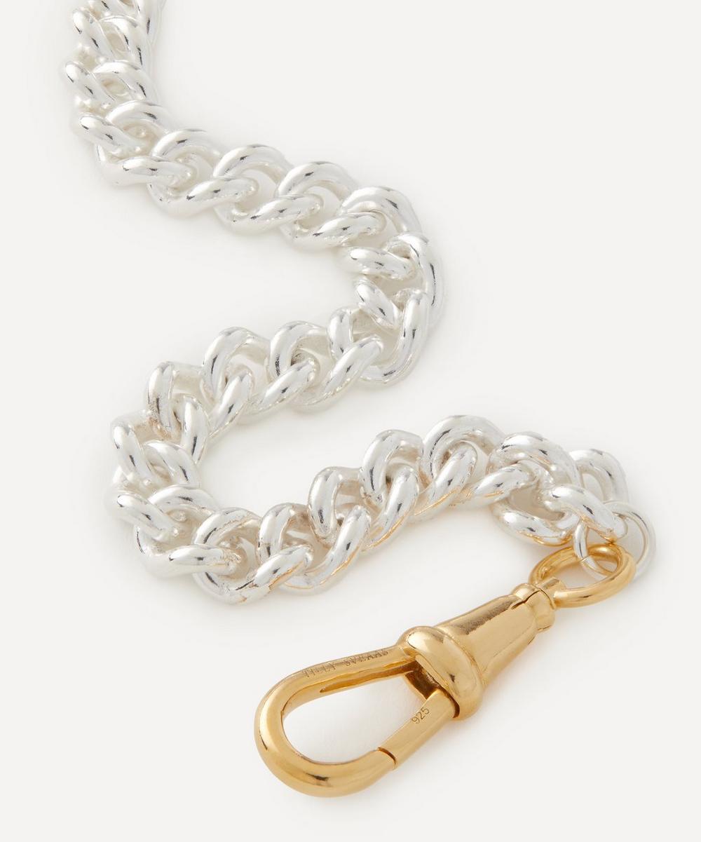 liberty london Tilly Sveaas Mixed Metal Medium Curb Clipt Chain Bracelet