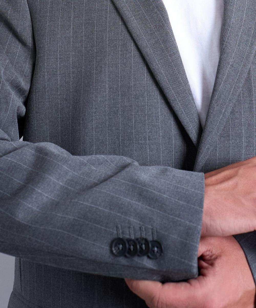 Liberty London TOPMAN Charcoal Pinstripe Suit Jacket