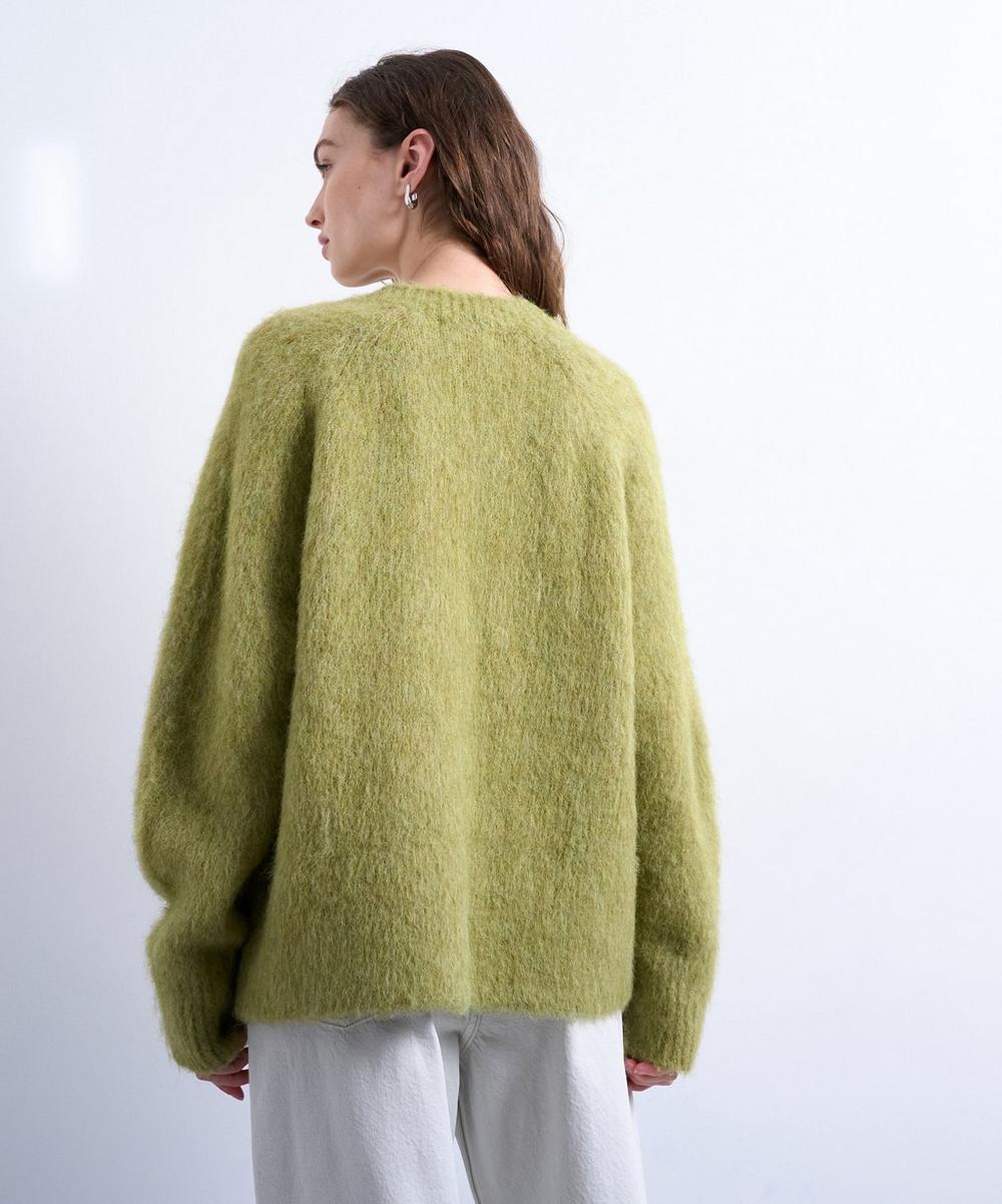 Liberty London TOPSHOP Avocado Knitted Premium Alpaca Jumper