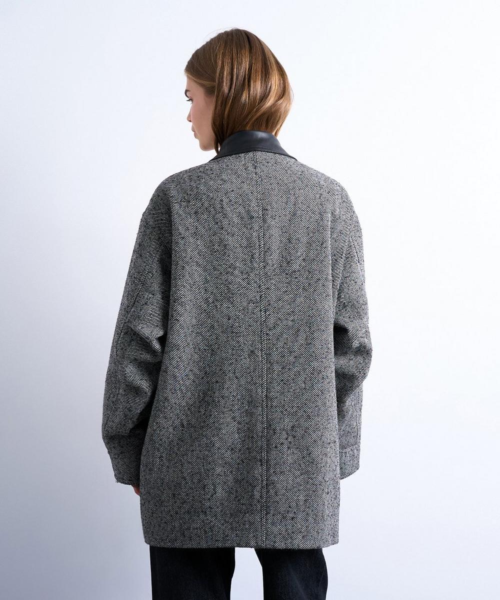 Liberty London TOPSHOP Black Heritage Twill Field Jacket