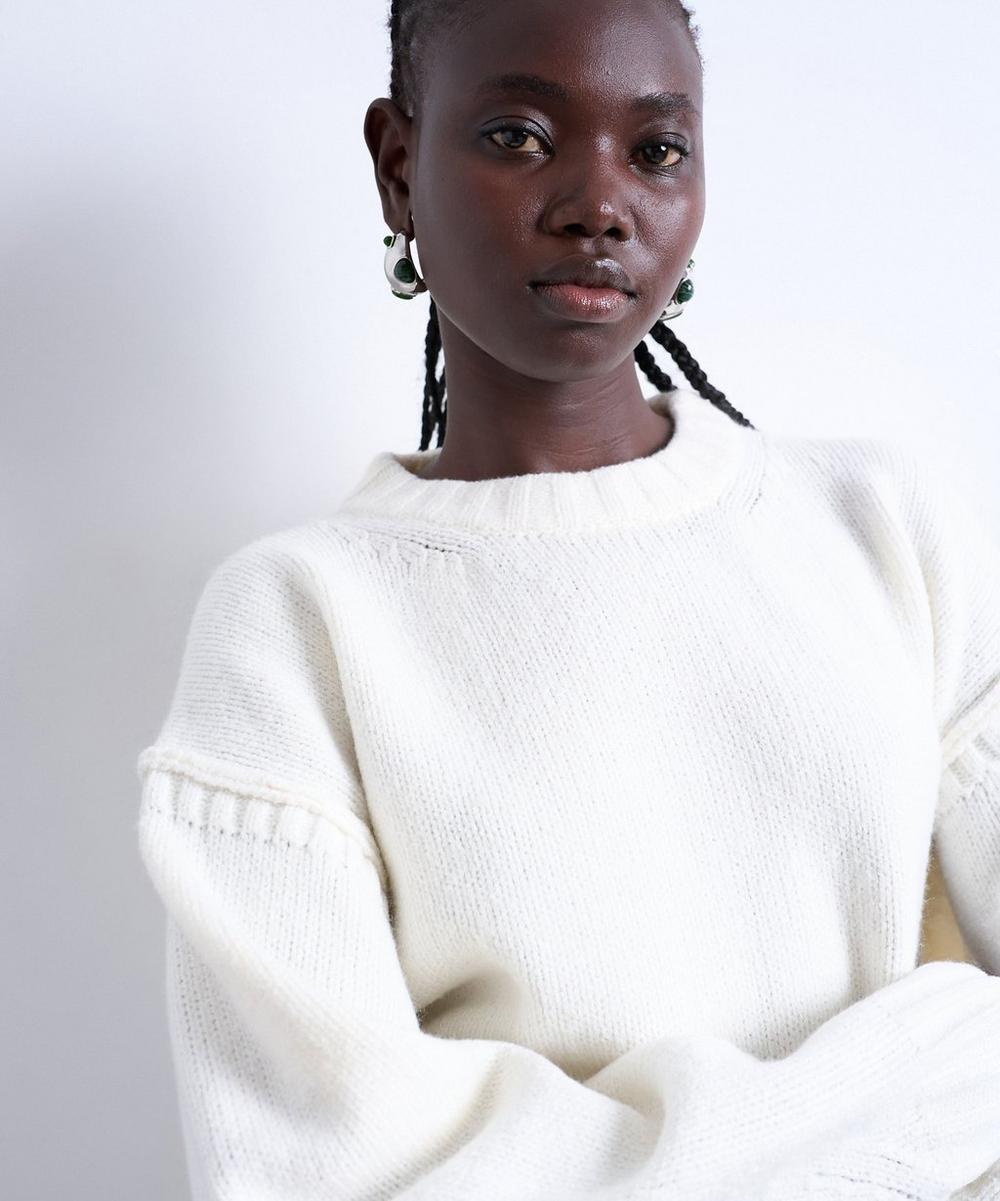 Liberty London TOPSHOP Snow Knitted Clean Exposed Seam Jumper