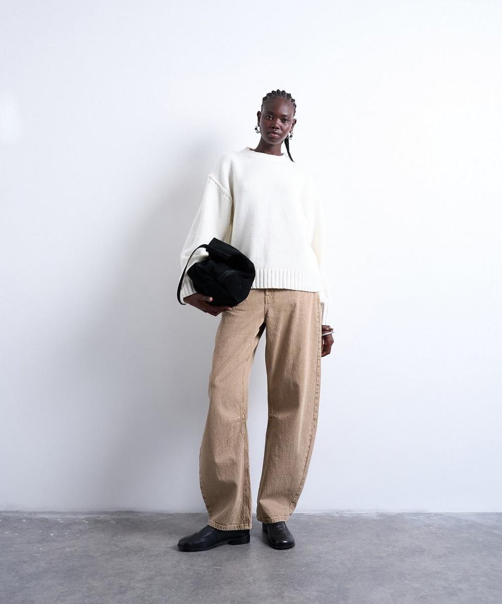 liberty london TOPSHOP Snow Knitted Clean Exposed Seam Jumper