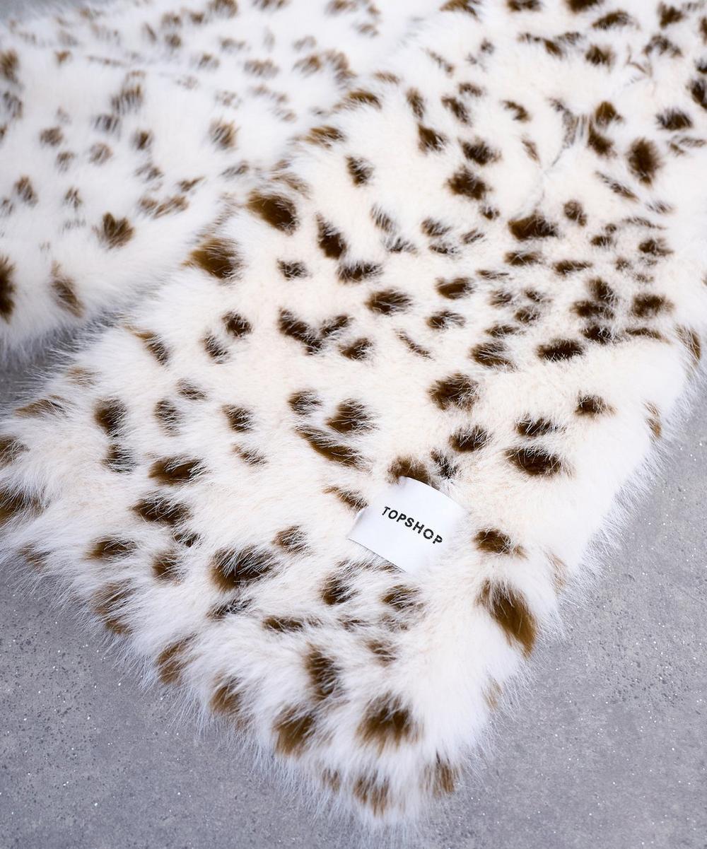 Liberty London TOPSHOP Sophie Dalmation Faux-Fur Scarf