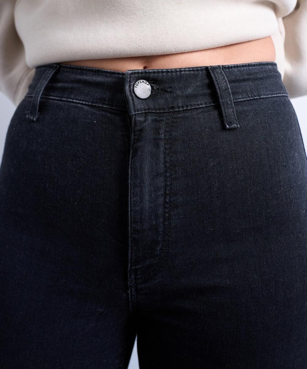 Liberty London TOPSHOP Washed Black Joni High-Rise Super-Skinny Jeans