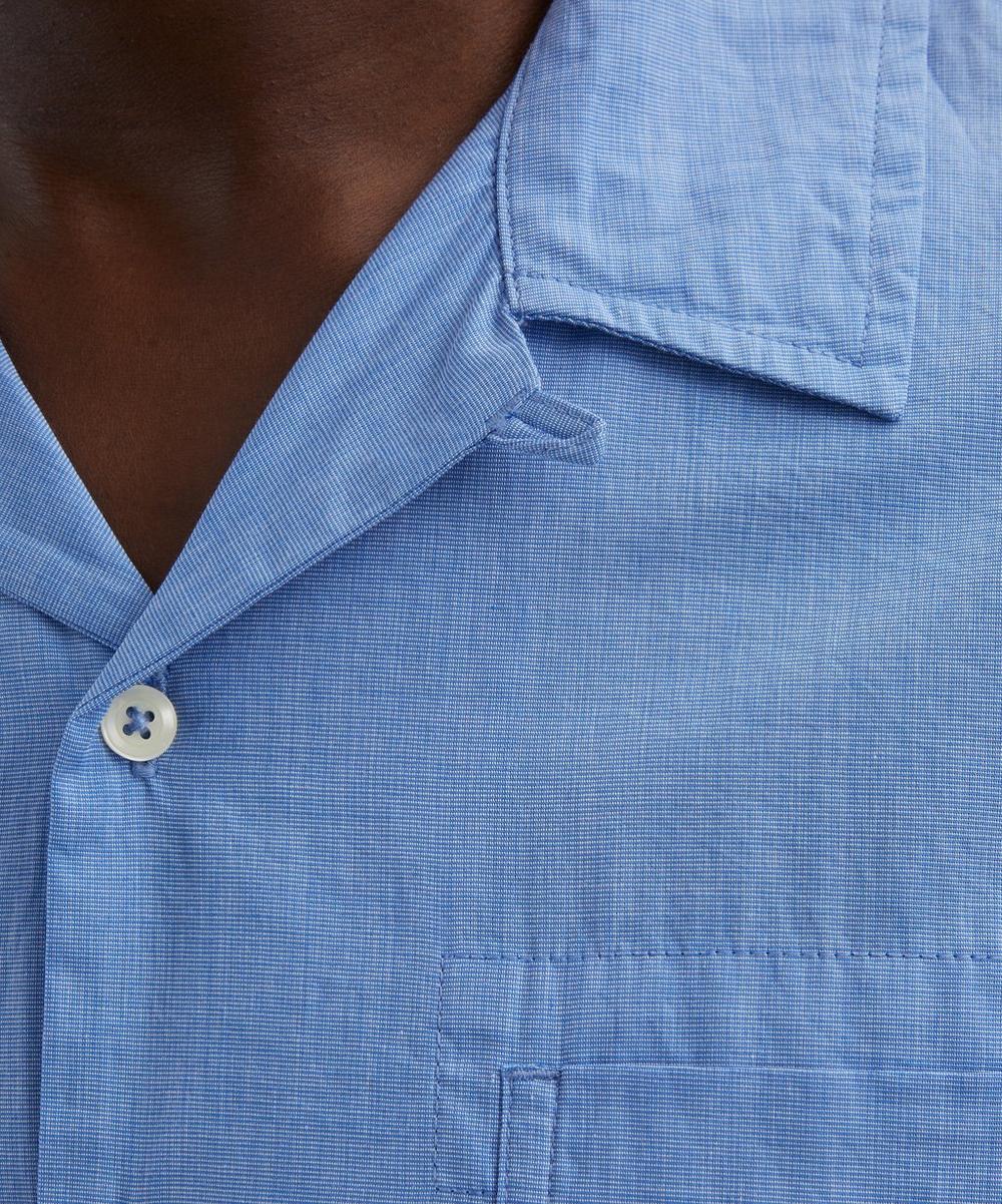 Liberty London Universal Works Blue End Cotton Shirt
