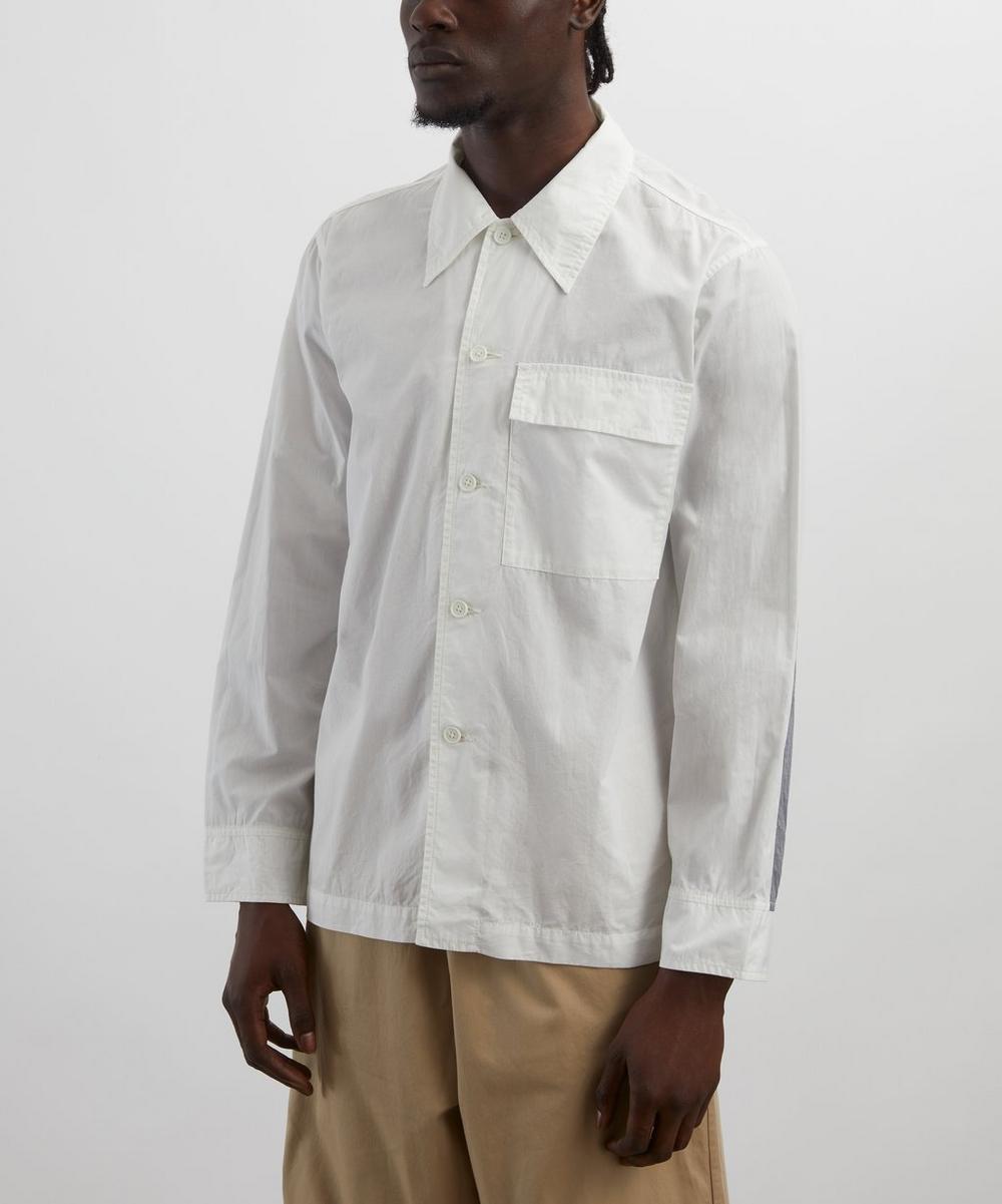 Liberty London Universal Works Ecru Poplin Cruiser Shirt