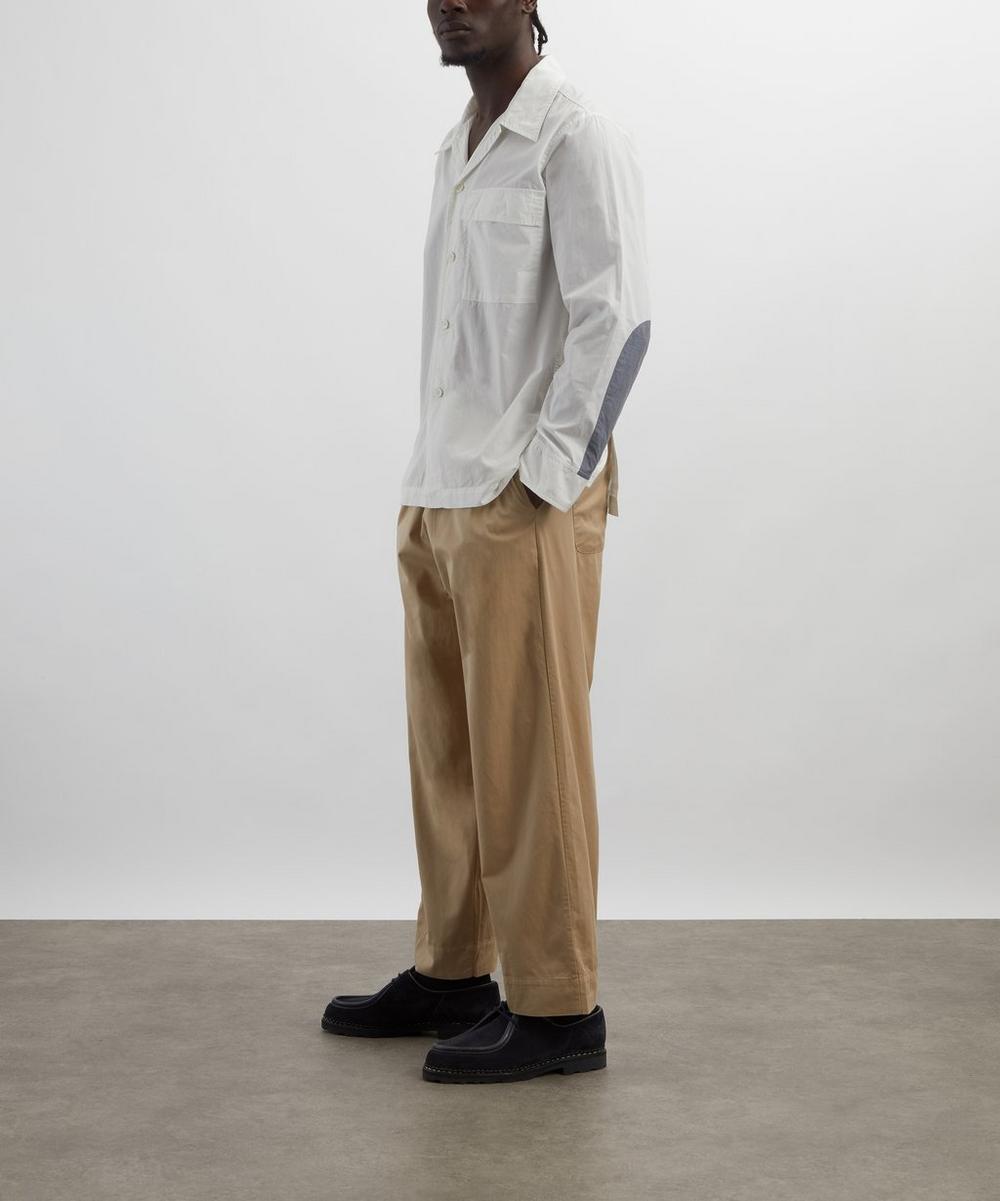 liberty london Universal Works Ecru Poplin Cruiser Shirt