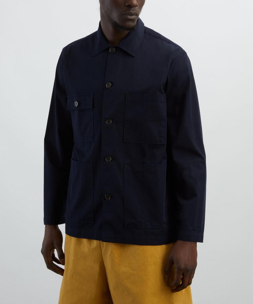 Liberty London Universal Works Navy Military Cotton Dockside Jacket