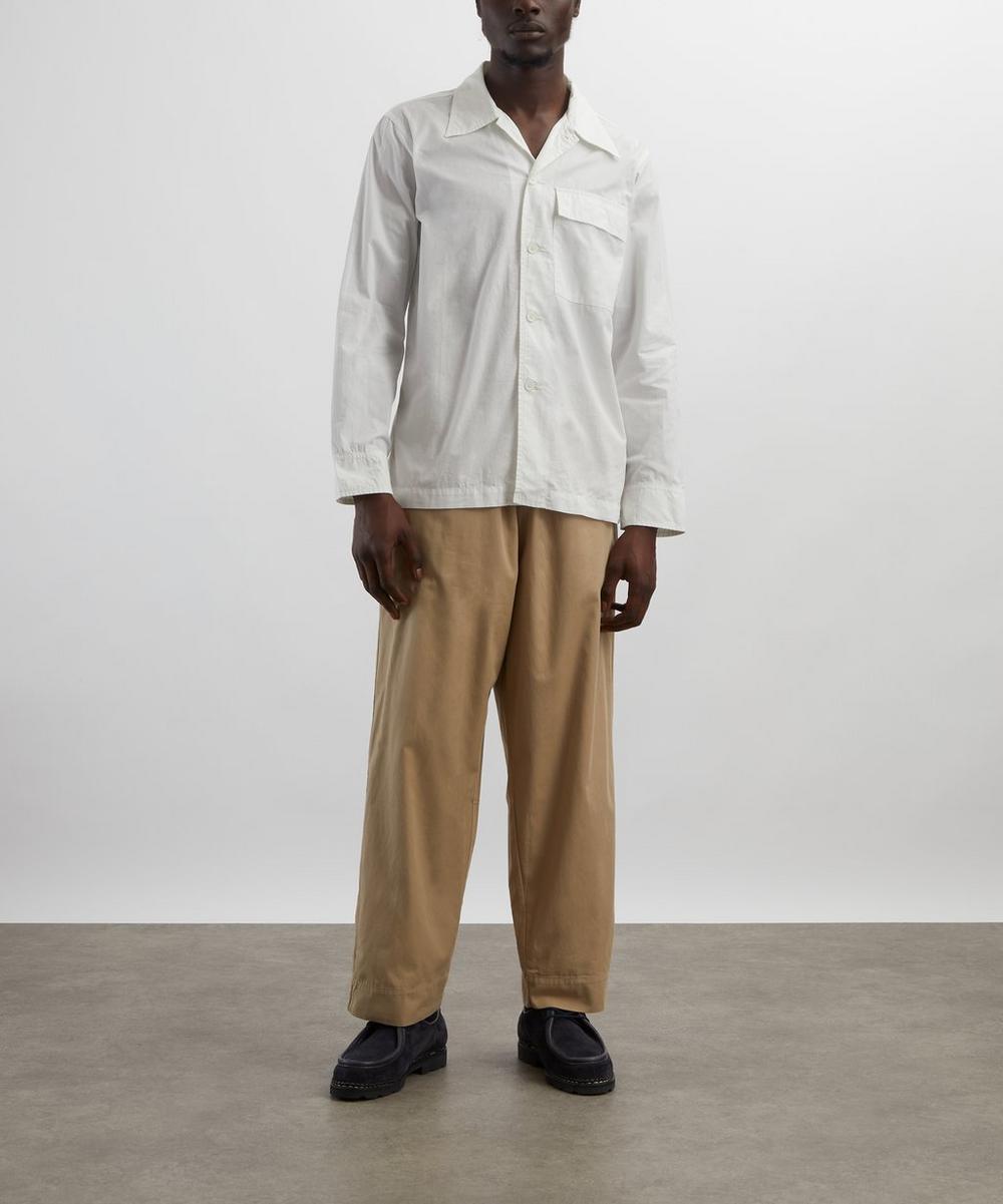 liberty london Universal Works Sand Kelly Judo Trousers