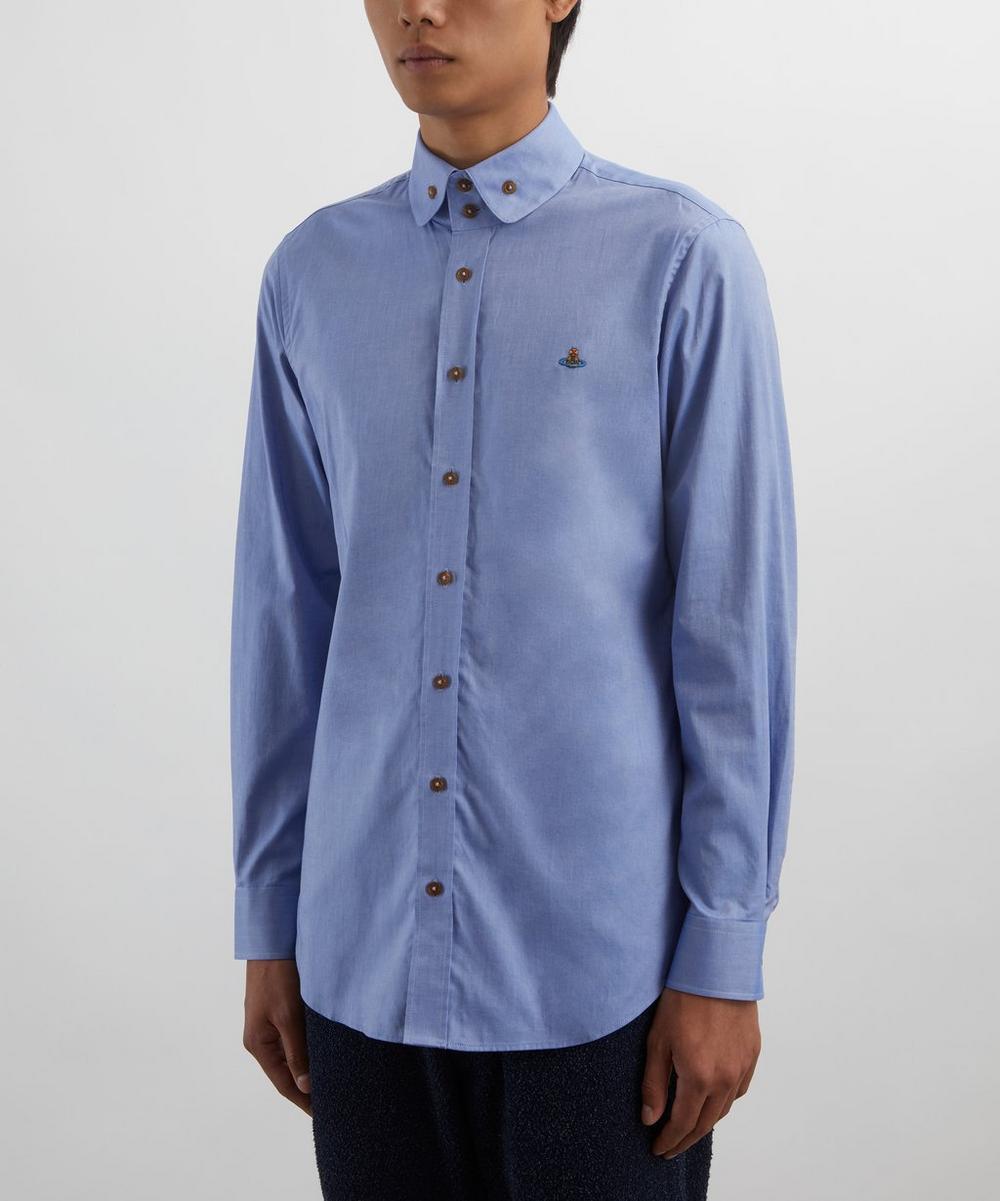 Liberty London Vivienne Westwood Blue Two-Button Krall Shirt