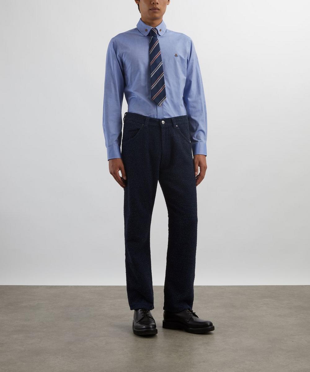 liberty london Vivienne Westwood Blue Two-Button Krall Shirt