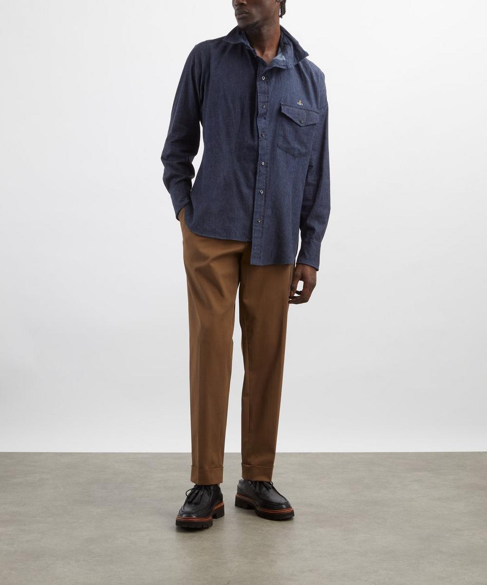 liberty london Vivienne Westwood Chaos Asymmetric Shirt