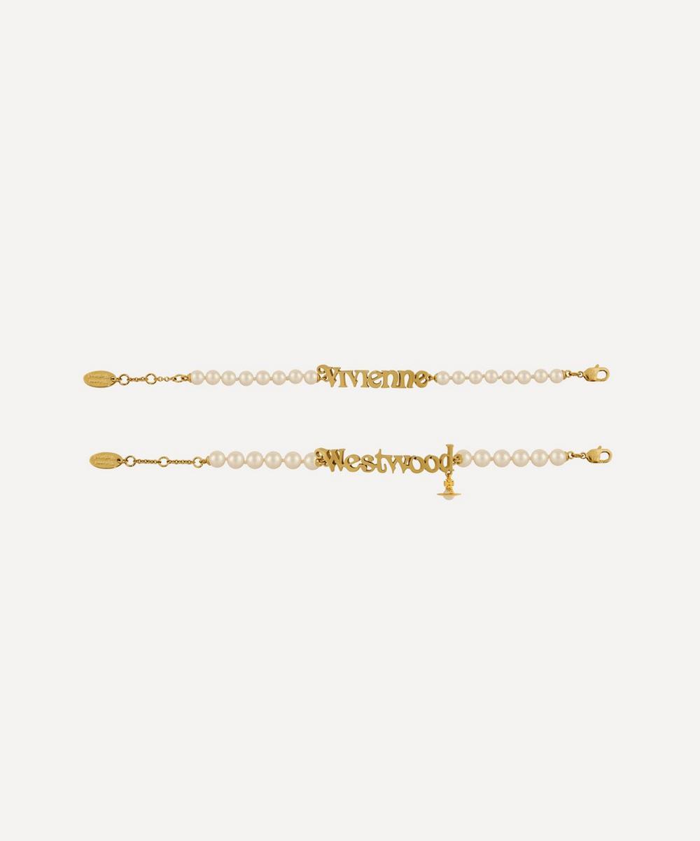 liberty london Vivienne Westwood Gold-Tone Amelia Bracelet Set