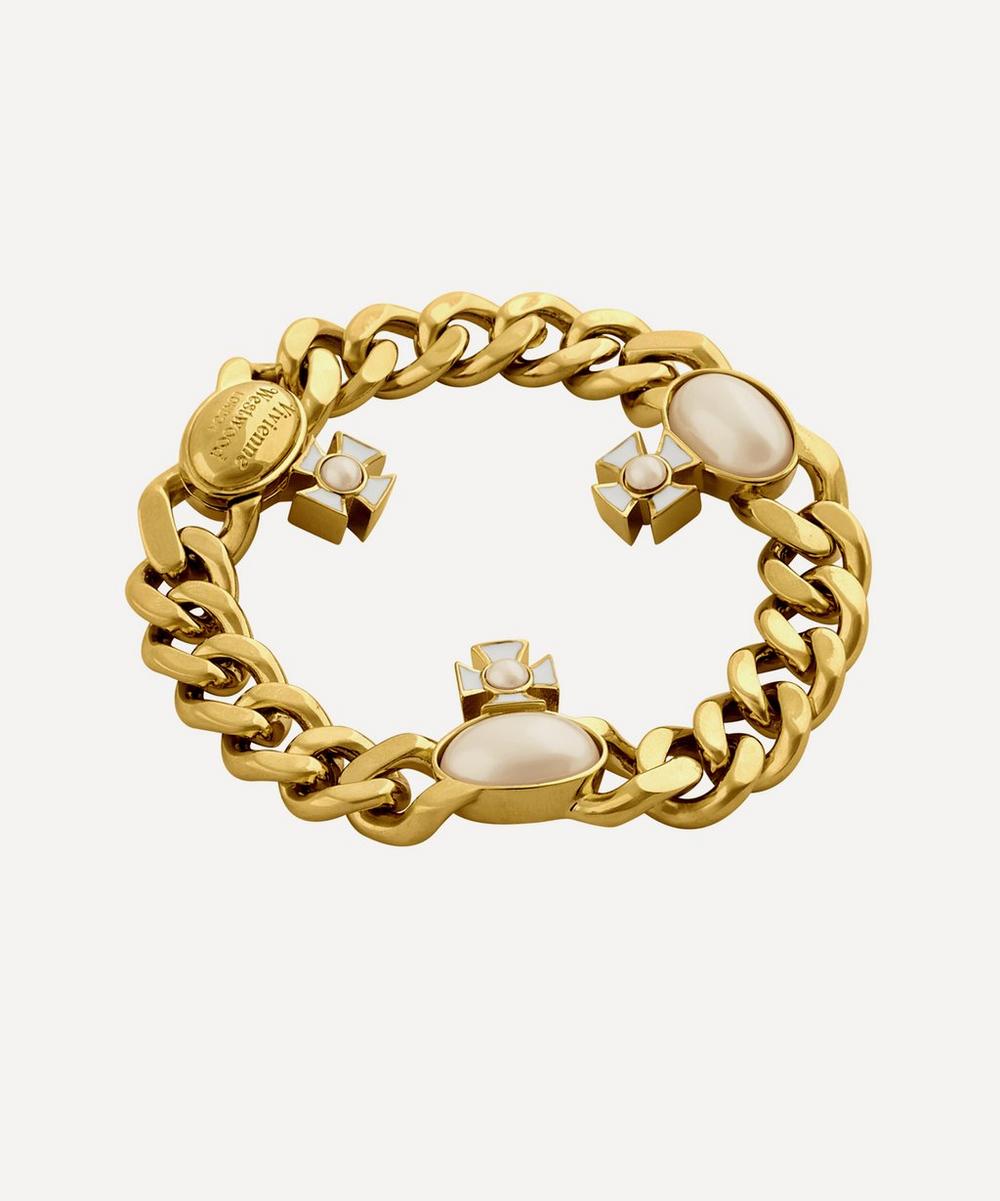 liberty london Vivienne Westwood Gold-Tone Gaby Chain Bracelet