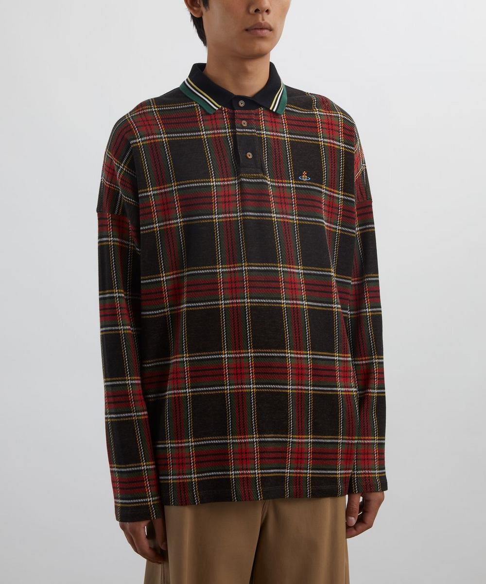 Liberty London Vivienne Westwood Long-Sleeve Tartan Polo