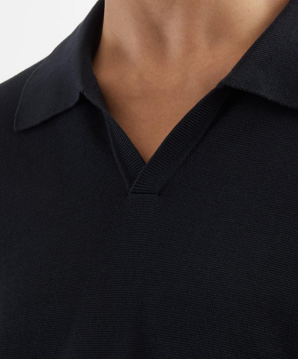 Liberty London Wax London Carter Milano Knit Polo Jumper