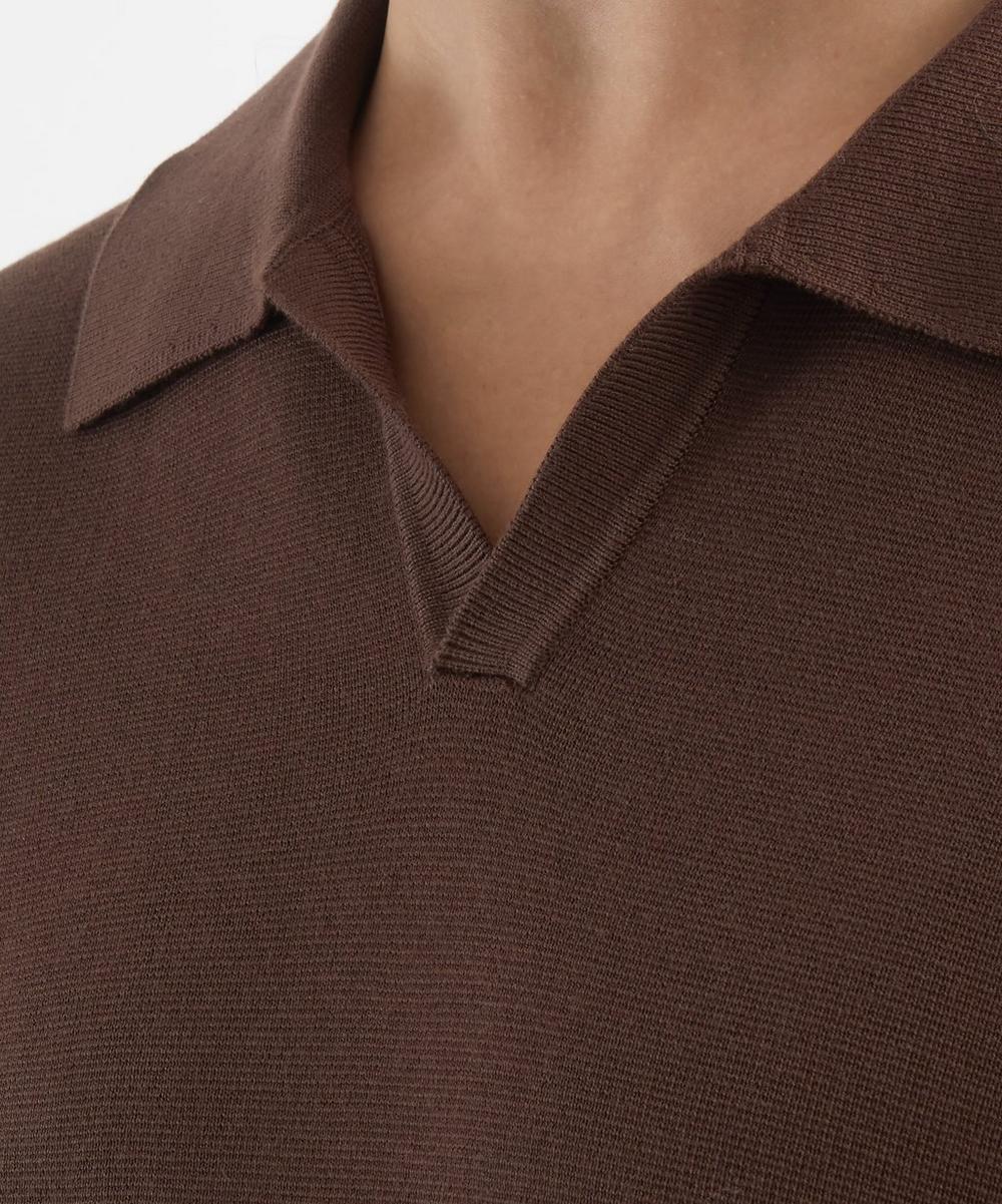 Liberty London Wax London Carter Milano Knit Polo Jumper