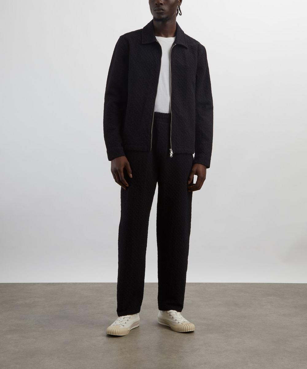 liberty london Wax London Eldon Black Floral Diamond Cotton Jacket