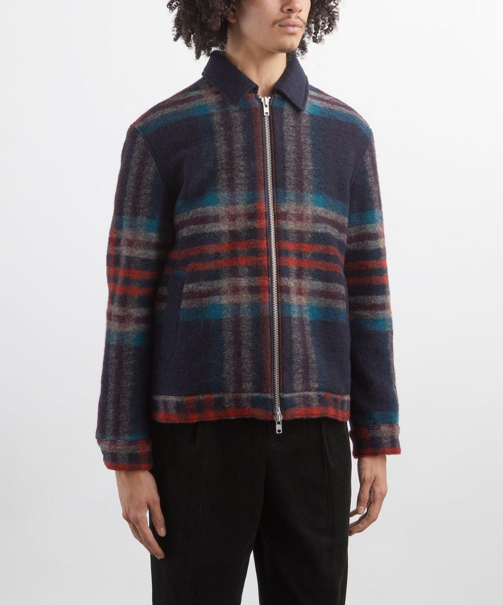 Liberty London Wax London Heath Check Wool-Blend Jacket