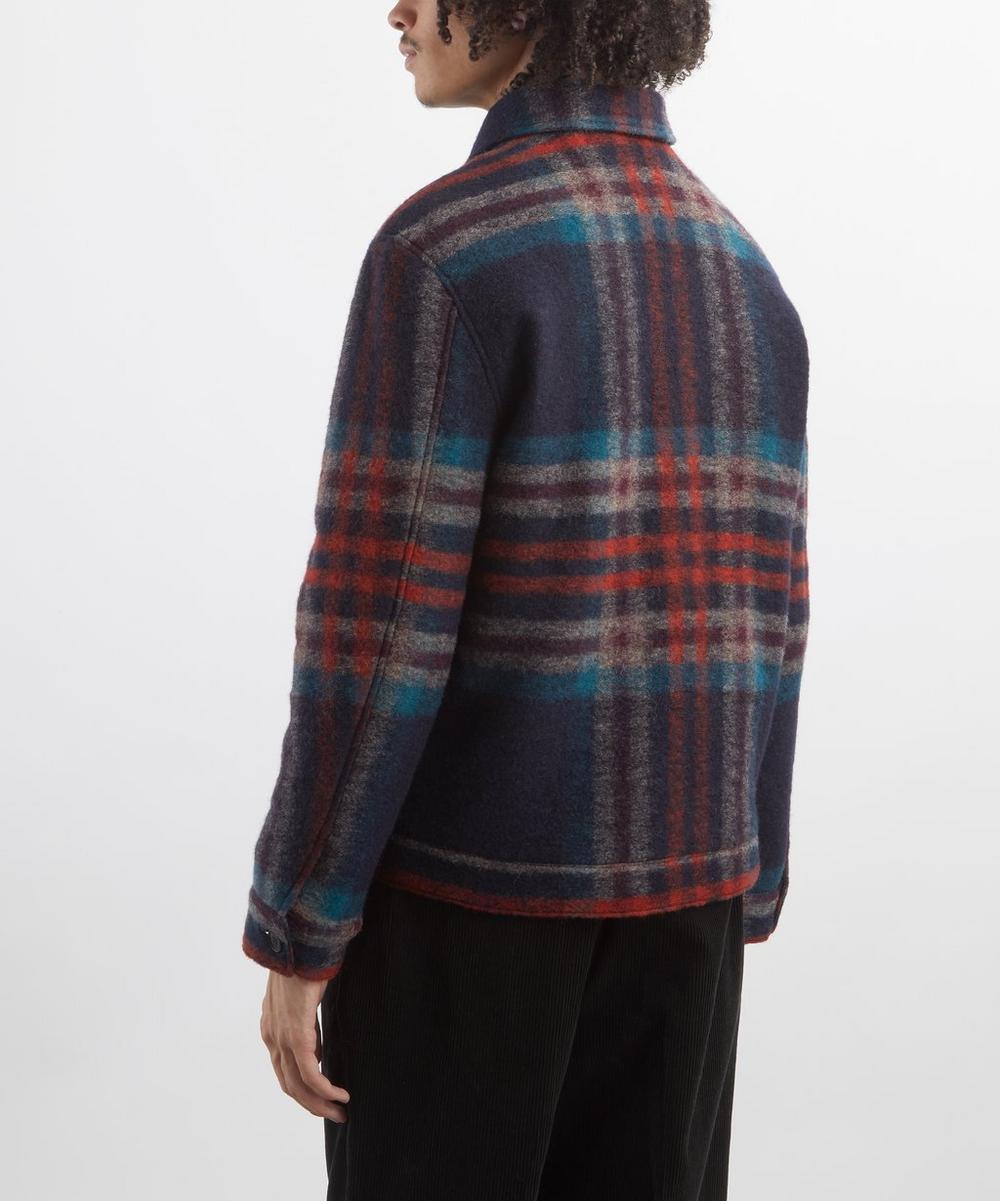 Liberty London Wax London Heath Check Wool-Blend Jacket