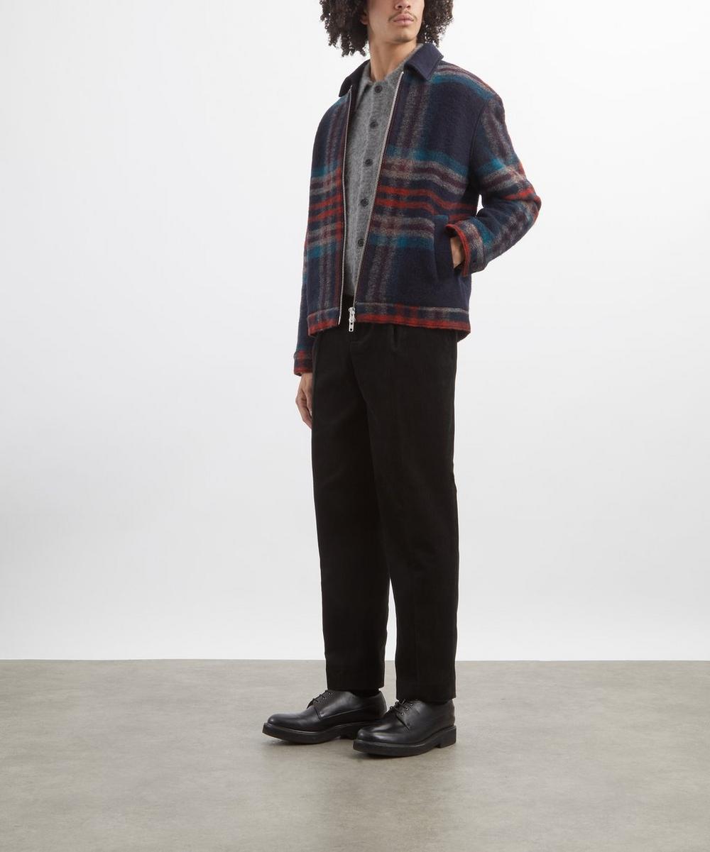 liberty london Wax London Heath Check Wool-Blend Jacket