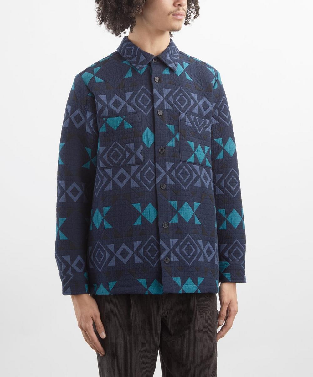 Liberty London Wax London Otto Blanket Quilted Overshirt