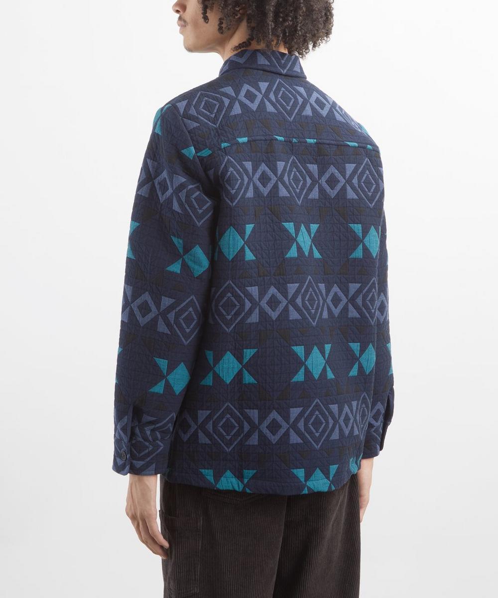 Liberty London Wax London Otto Blanket Quilted Overshirt