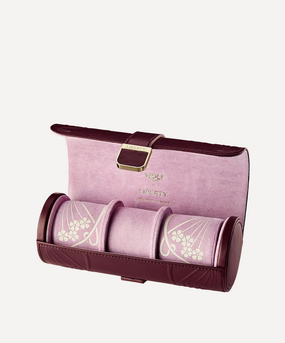 Liberty London WOLF WOLF X All Over Ianthe Triple Watch Roll