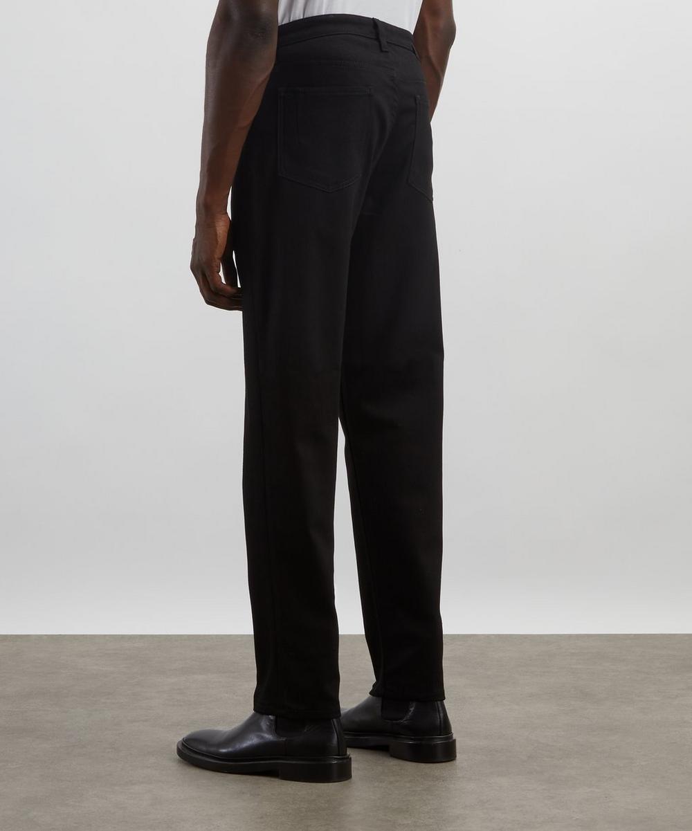 Liberty London Won Hundred Archer Rinse Black Relaxed Slim-Fit Jeans