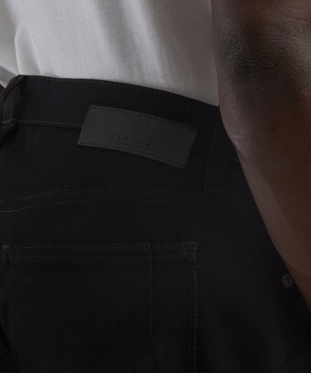 Liberty London Won Hundred Archer Rinse Black Relaxed Slim-Fit Jeans