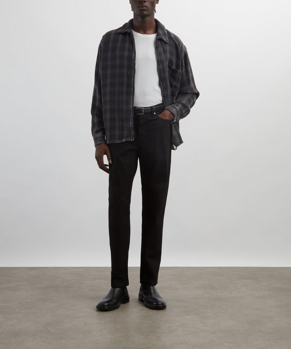 liberty london Won Hundred Archer Rinse Black Relaxed Slim-Fit Jeans