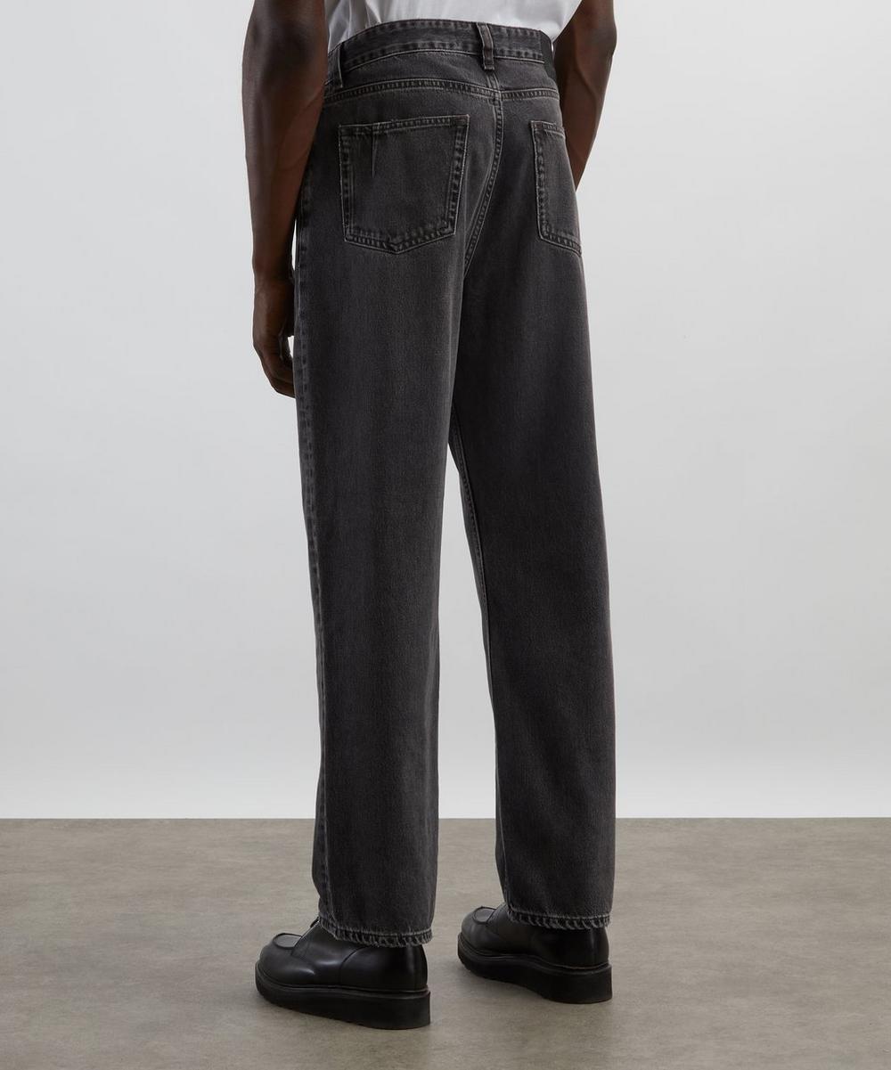 Liberty London Won Hundred Steve Iguana Black Loose-Fit Jeans