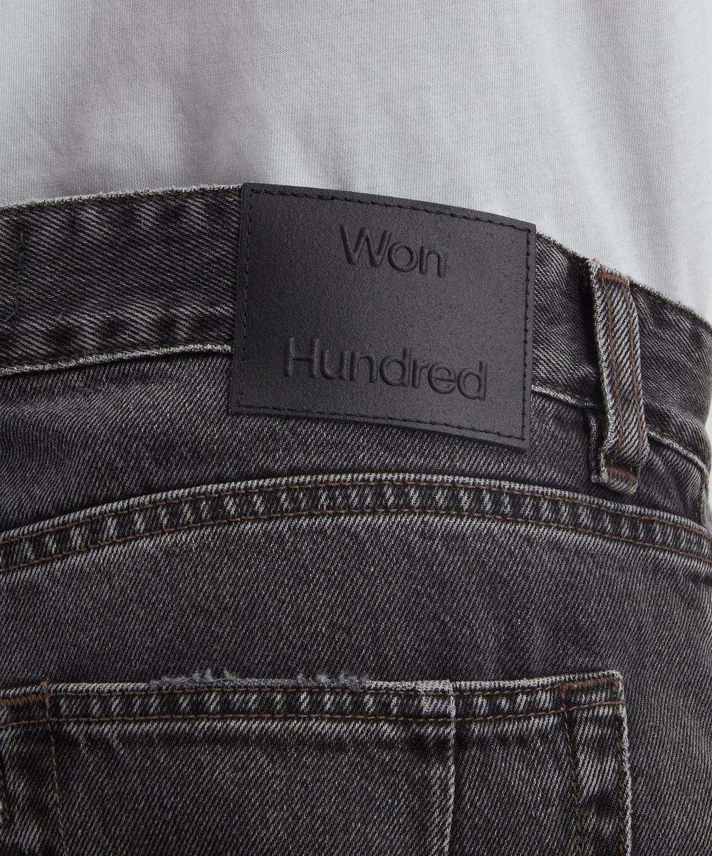 Liberty London Won Hundred Steve Iguana Black Loose-Fit Jeans