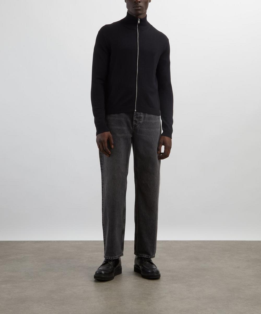 liberty london Won Hundred Steve Iguana Black Loose-Fit Jeans