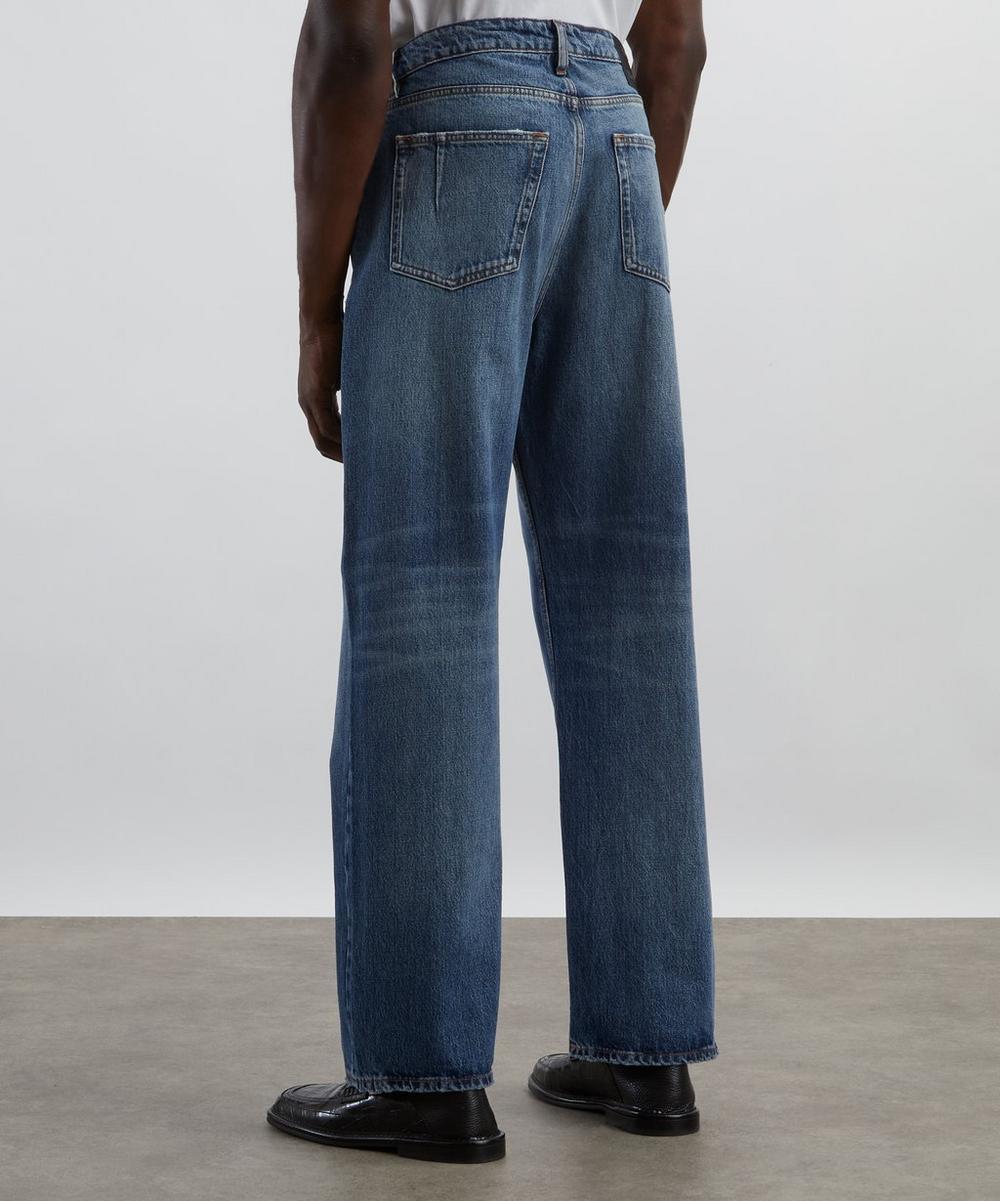 Liberty London Won Hundred Steve Quartzblue Loose-Fit Jeans