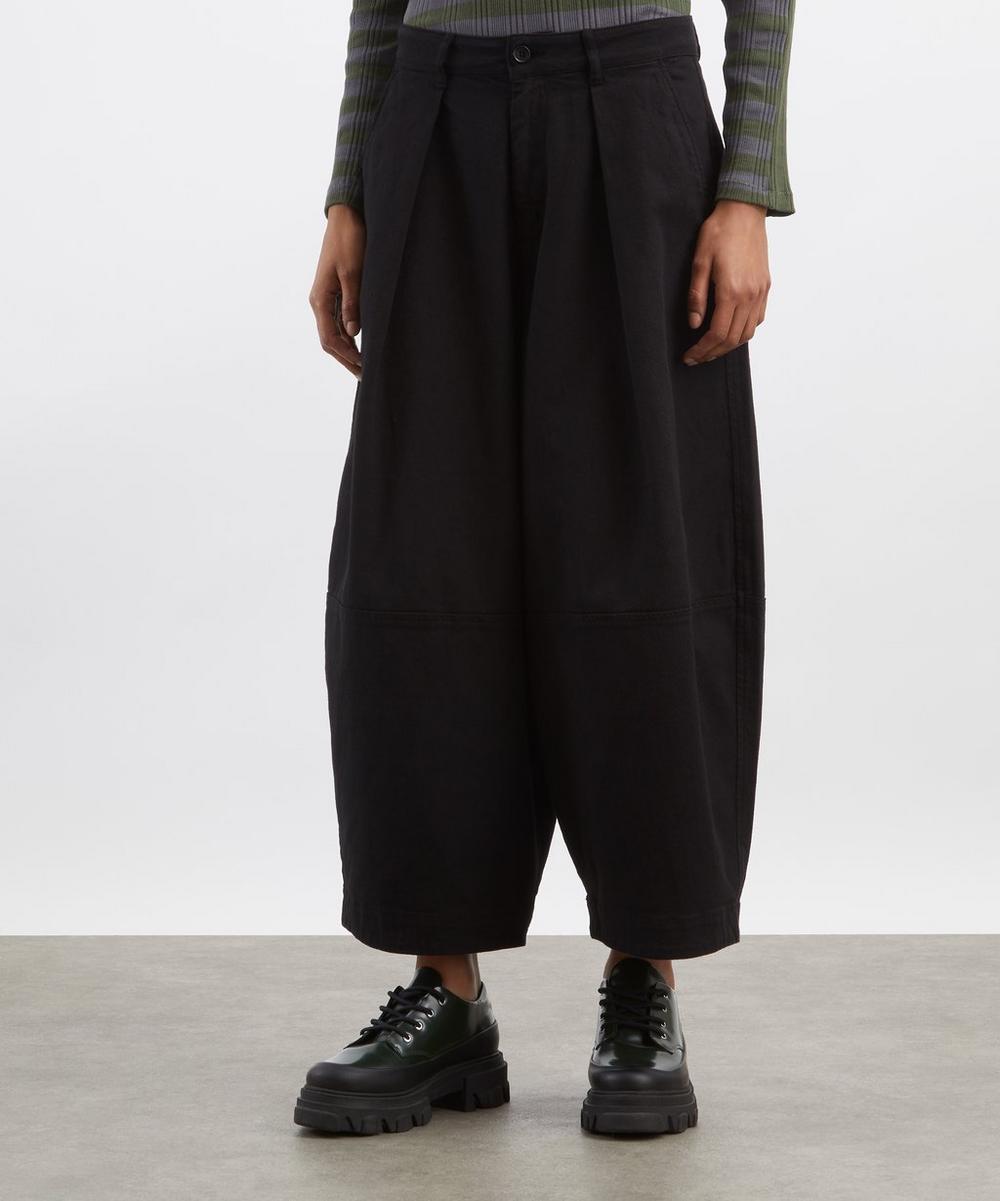 Liberty London YMC Earth Deadbeat Wide-Leg Trousers