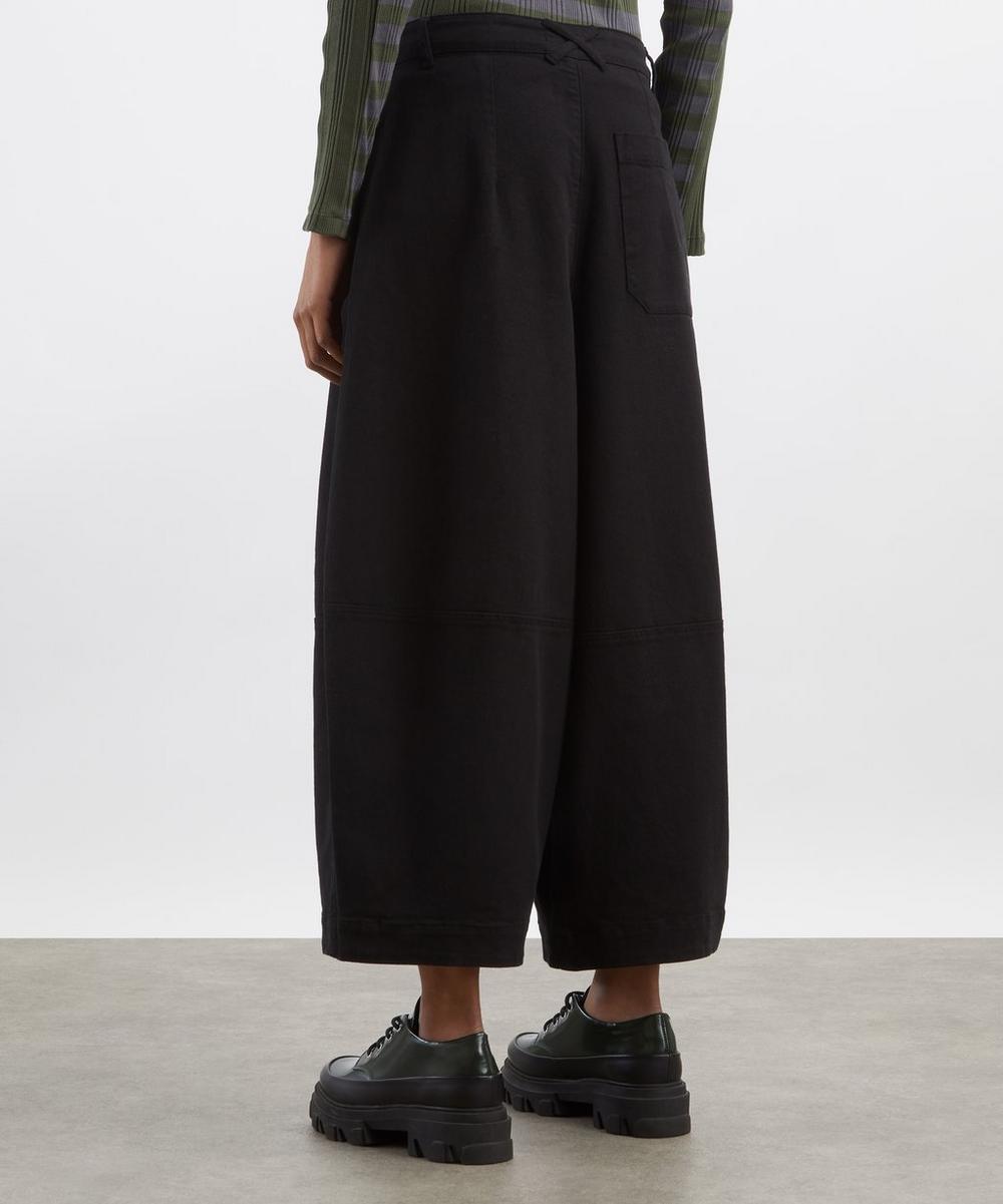 Liberty London YMC Earth Deadbeat Wide-Leg Trousers