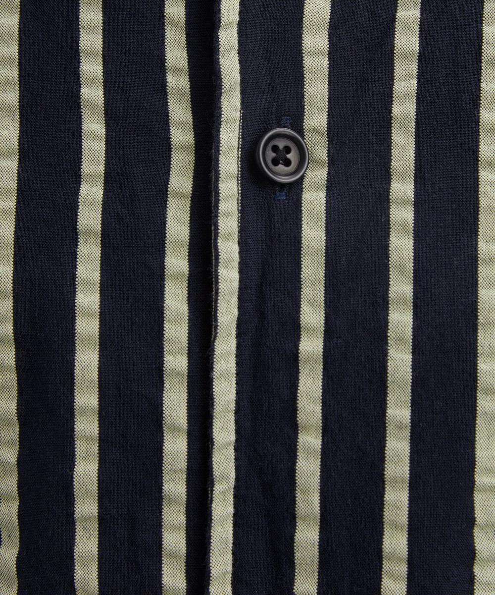 Liberty London YMC Malick Short-Sleeve Striped Shirt