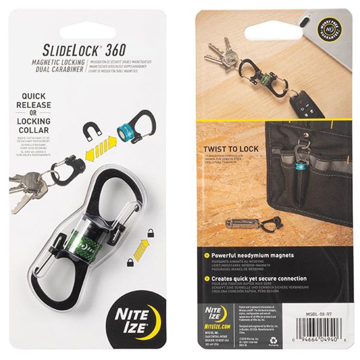 Liberty Mountain 360 DEGREE MAGNETIC LOCK DUAL CARABINER