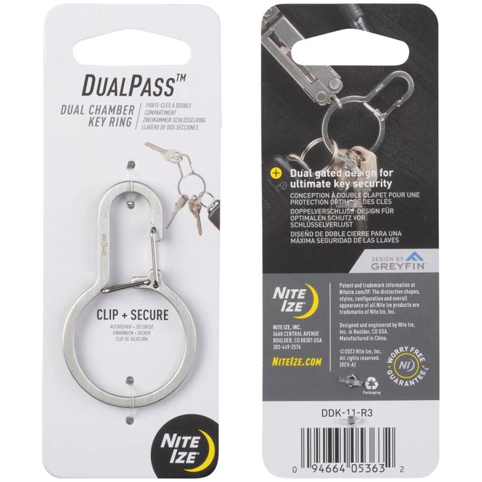 liberty mountain DUALPASS DUAL CHAMBER KEY RING