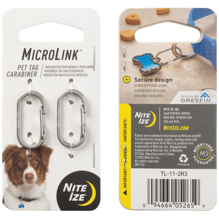 liberty mountain MICROLINK PET TAG BINER-2 PACK