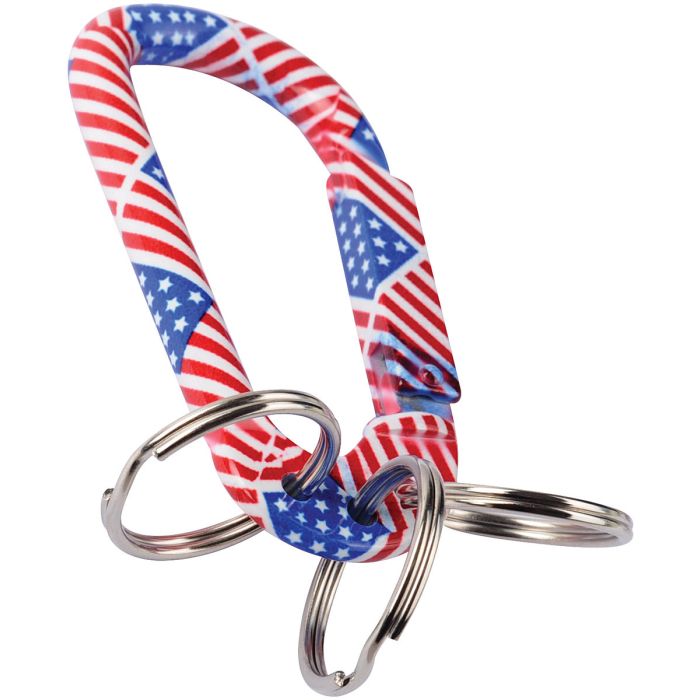 liberty mountain MUNKEES USA CARABINER W/KEY RINGS