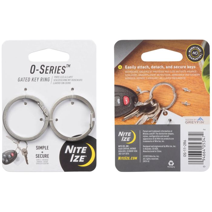 liberty mountain O-SERIES GATED KEY RING-2 PACK