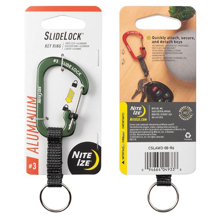 Liberty Mountain SLIDELOCK KEY RING ALUMINUM
