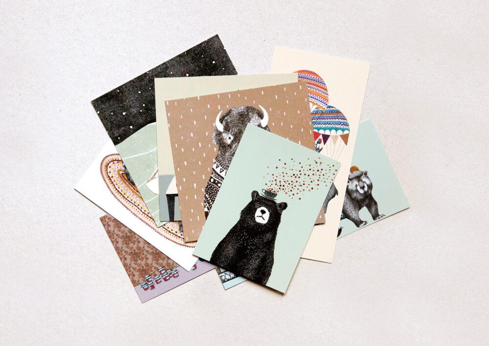 liekeland Postcard set of 8