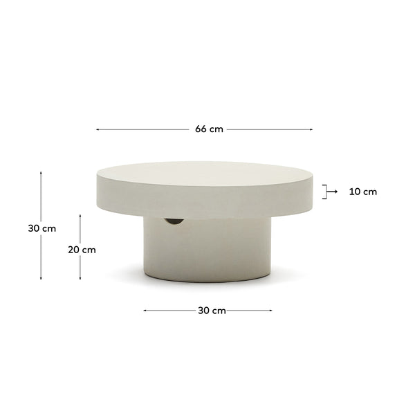 Life Interiors Aiguablava Round Outdoor Coffee Table