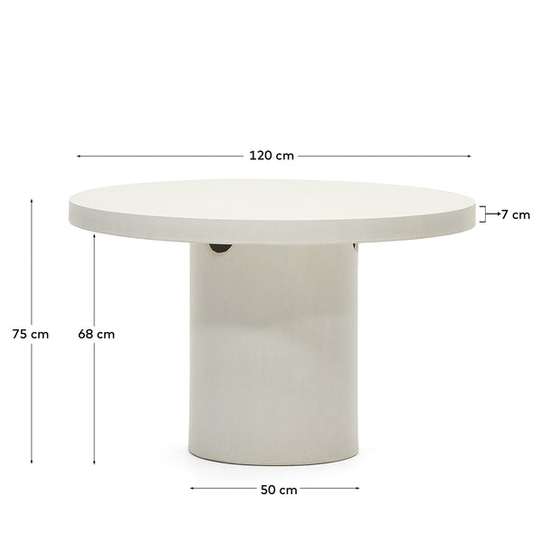 Life Interiors Aiguablava Round Outdoor Dining Table