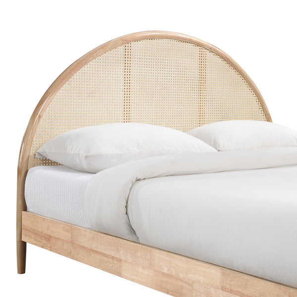Life Interiors Avery Arch Rattan Double Bed (Natural)