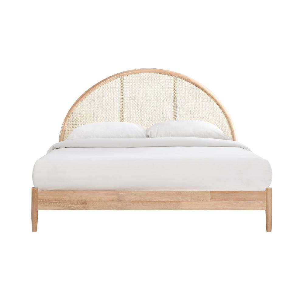life interiors Avery Arch Rattan Double Bed (Natural)