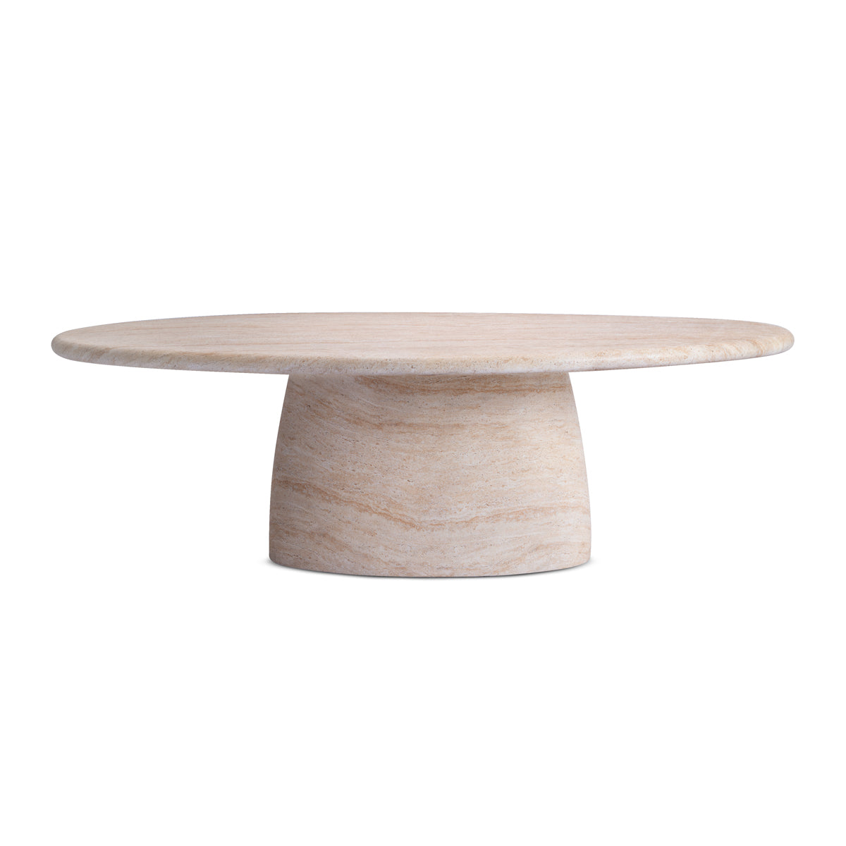 life interiors Azzurra Dining Table (Travertine Finish 240cm)